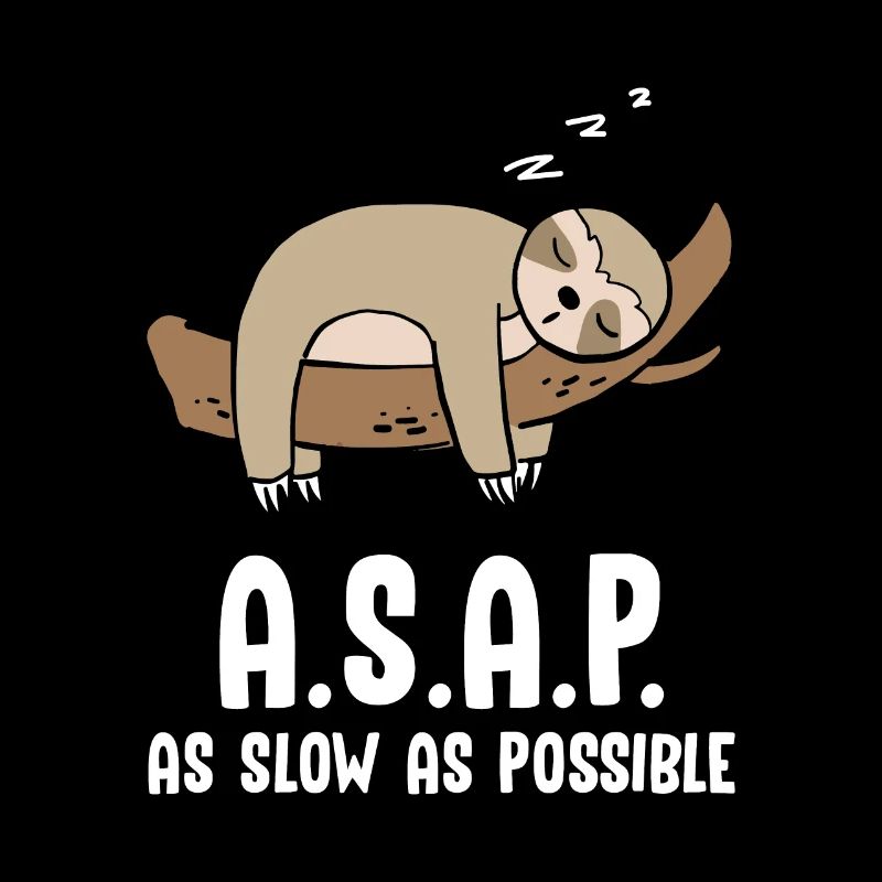 A.S.A.P. As Slow As Possible Faultier