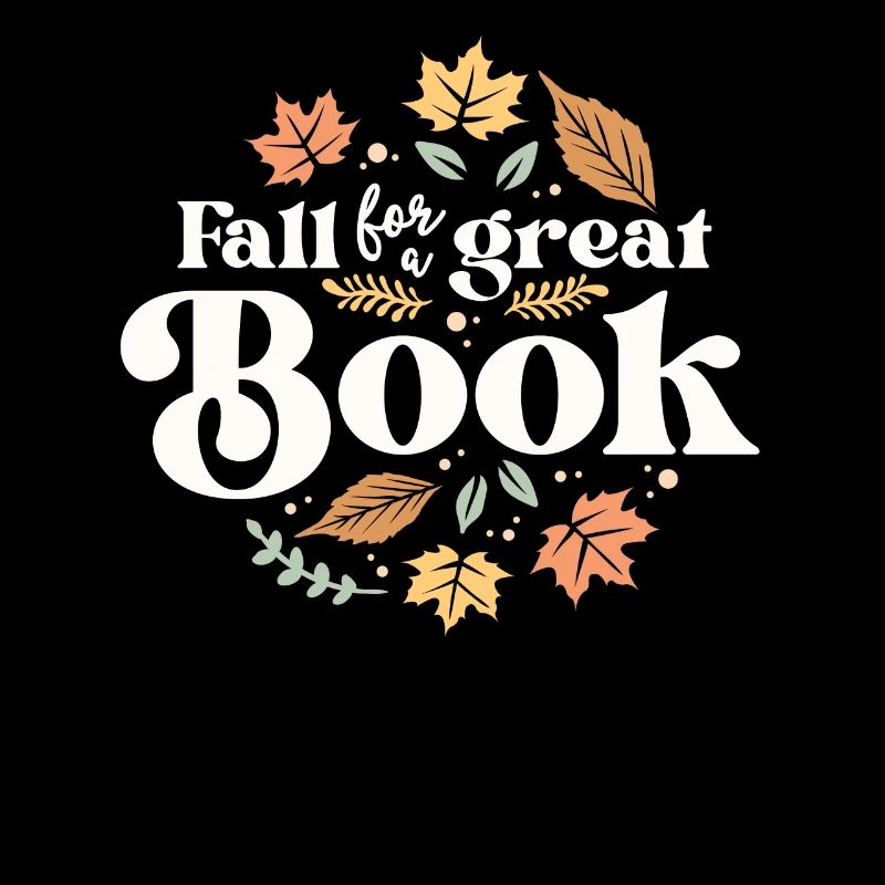 Fall For A Great Book Reading Librarian Autumn