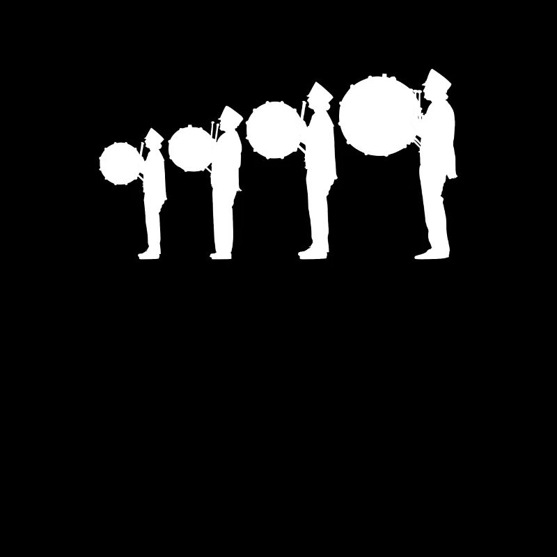Evolution Funny Drumline Band Musiker