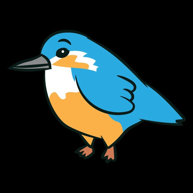 Eisvogel - Illustration
