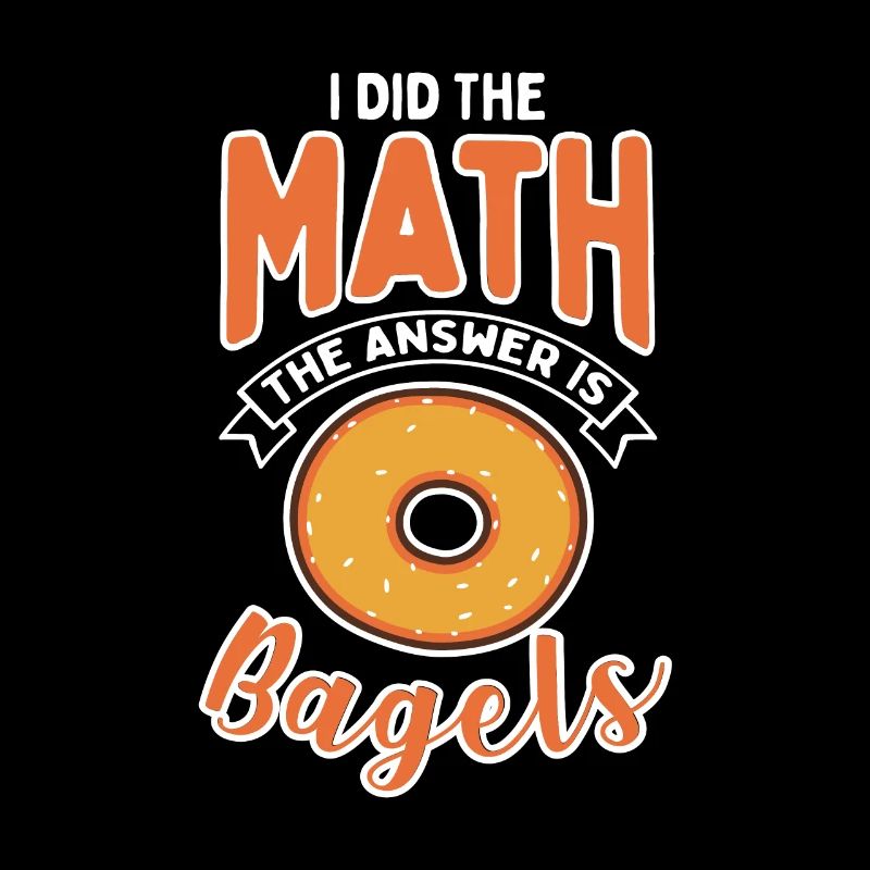 Mathe Bagel Nerd Bagels Mathelehrer