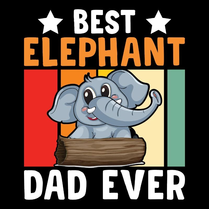 Elefanten Vater Tierpfleger Geschenk Idee