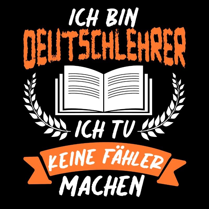 Ich Bin Deutschlehrer Schule Grammatik Grammatiker