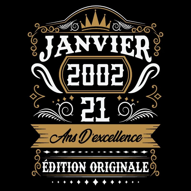 Janvier 2002 21 Ans Rétro Cadeau D'anniversaire