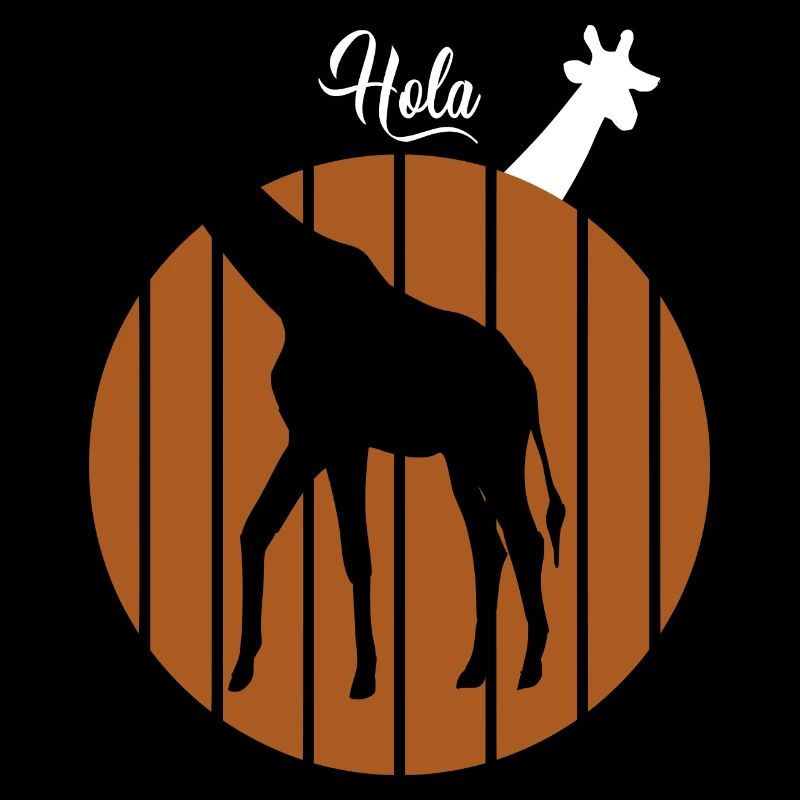 Giraffe Sunset Silhouette