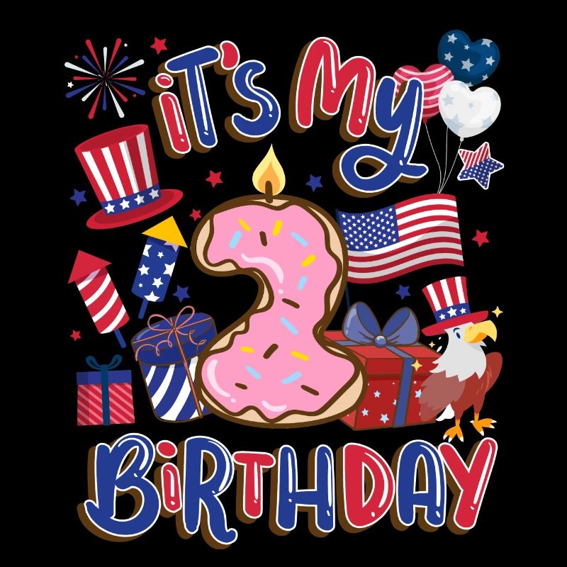 It's my 2nd birthday Eagle July 4th