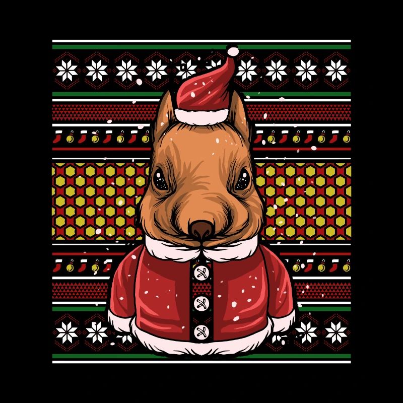 Pull de Noël moche Tshirt Chien de Noël
