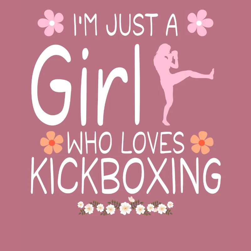 Ich bin nur ein Mädchen, das Kickboxen liebt