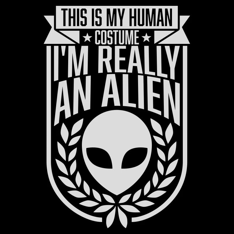 human costume alien Zitat