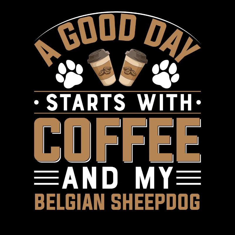 Belgian Shepherd Coffee Camping Dog Cafe