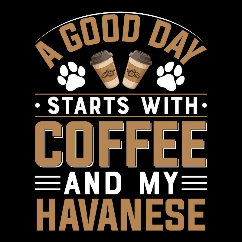 Havanese Hudnerasse Coffee Drinking Caffeine Paw