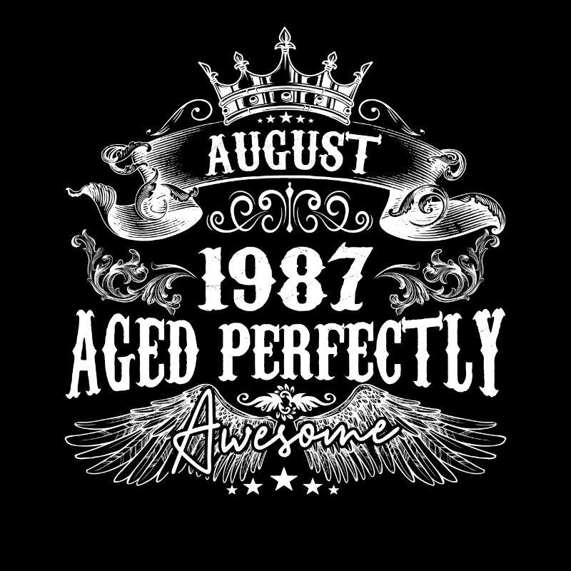 1987 | August 1987 birthday Aged Perfectly