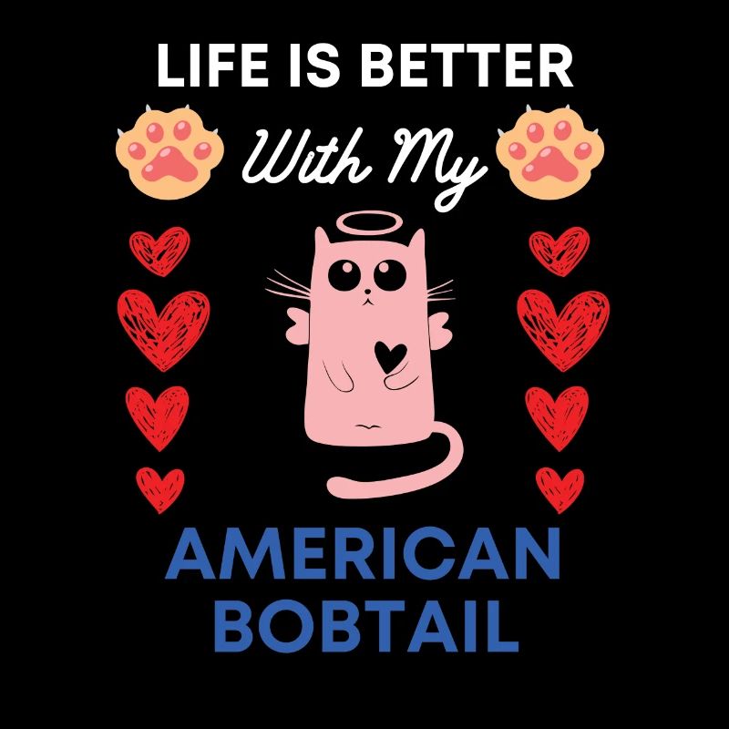 American bobtail Pfote Hund