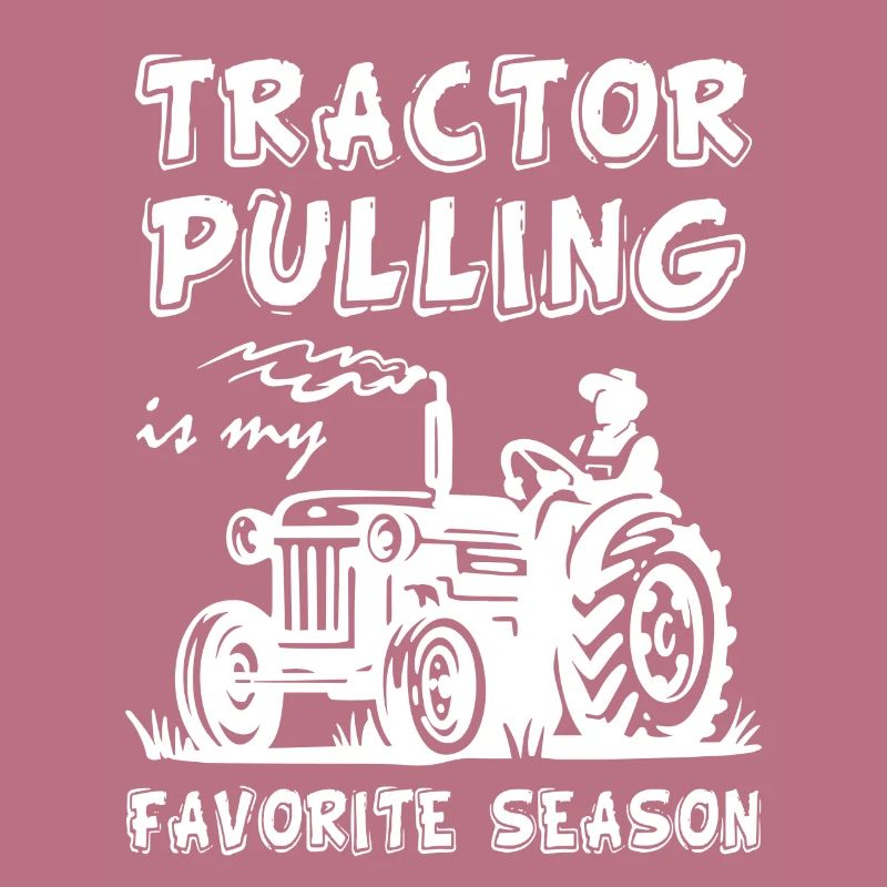 Tractor Pulling Farm Worker