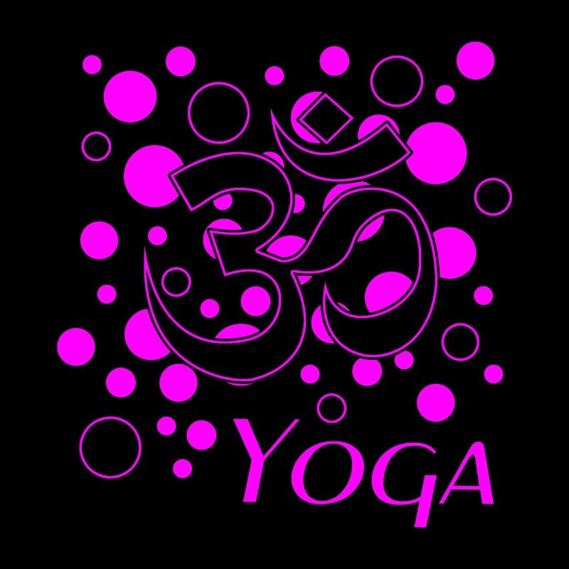 Yoga Om pink