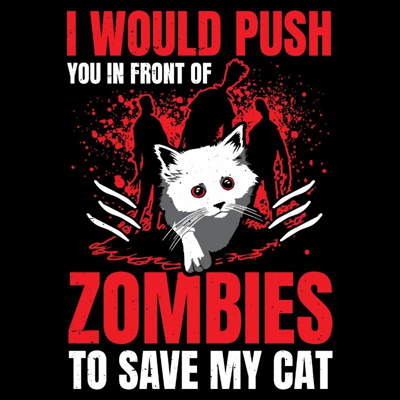 Je te pousserais devant les zombies