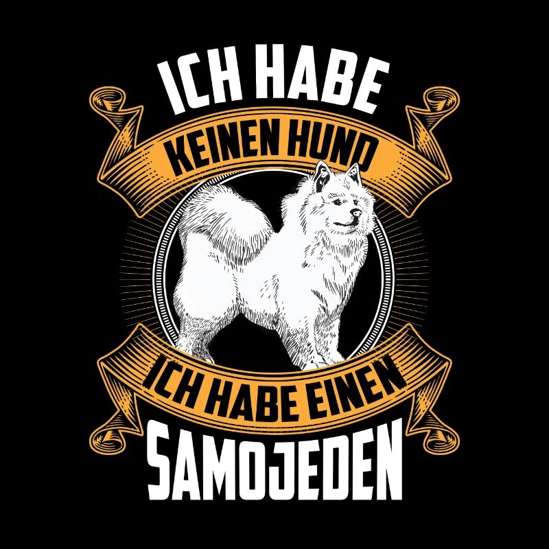 Ich habe einen Samojede Samojedenspitz