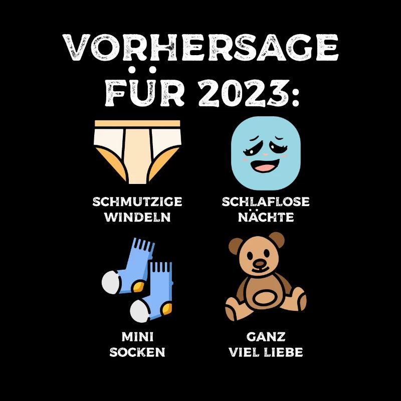 Werdende Eltern Vorhersage für 2023 Werdender Papa