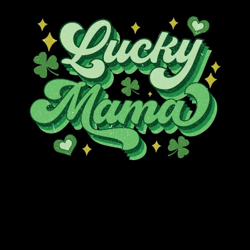 St. Patricks Day Glückliche Mama