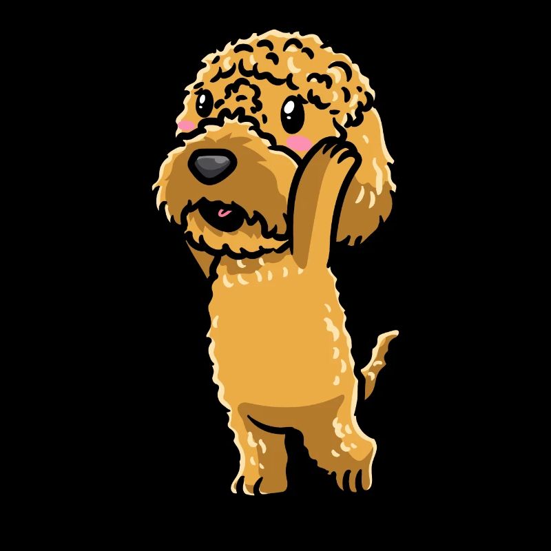 Kawaii Cockapoo Dog Emoticon