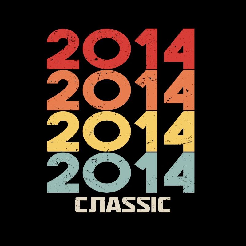 2014 Anniversaire dans le style vintage classique 2014
