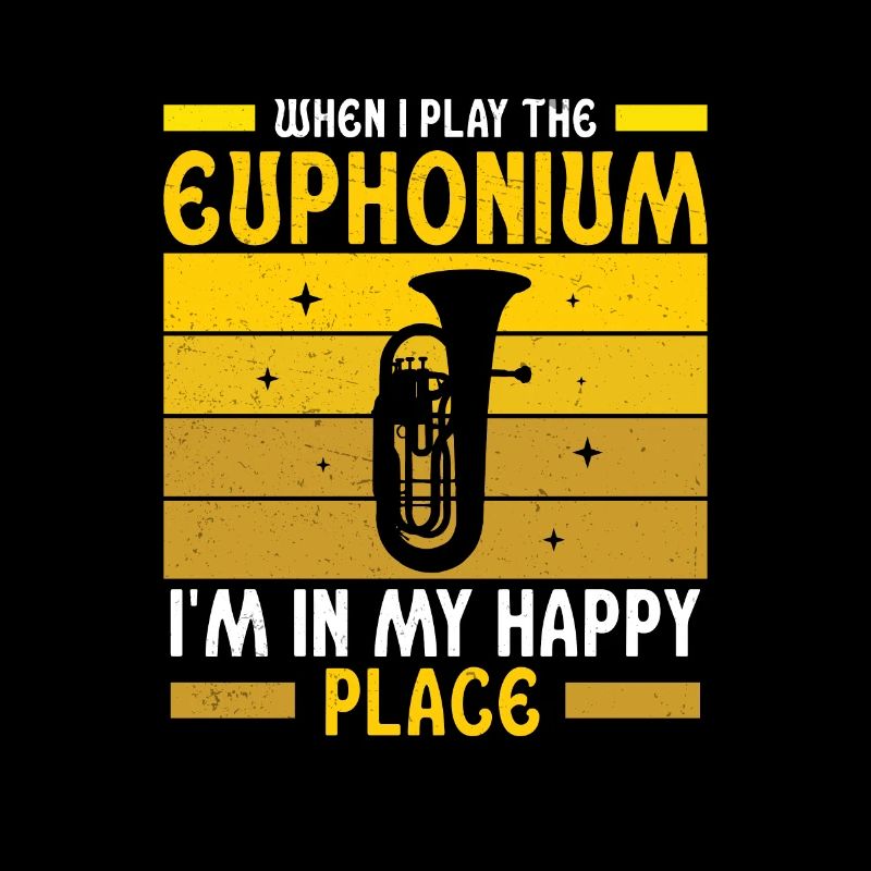 Euphonium Player My Happy Place Lustiger