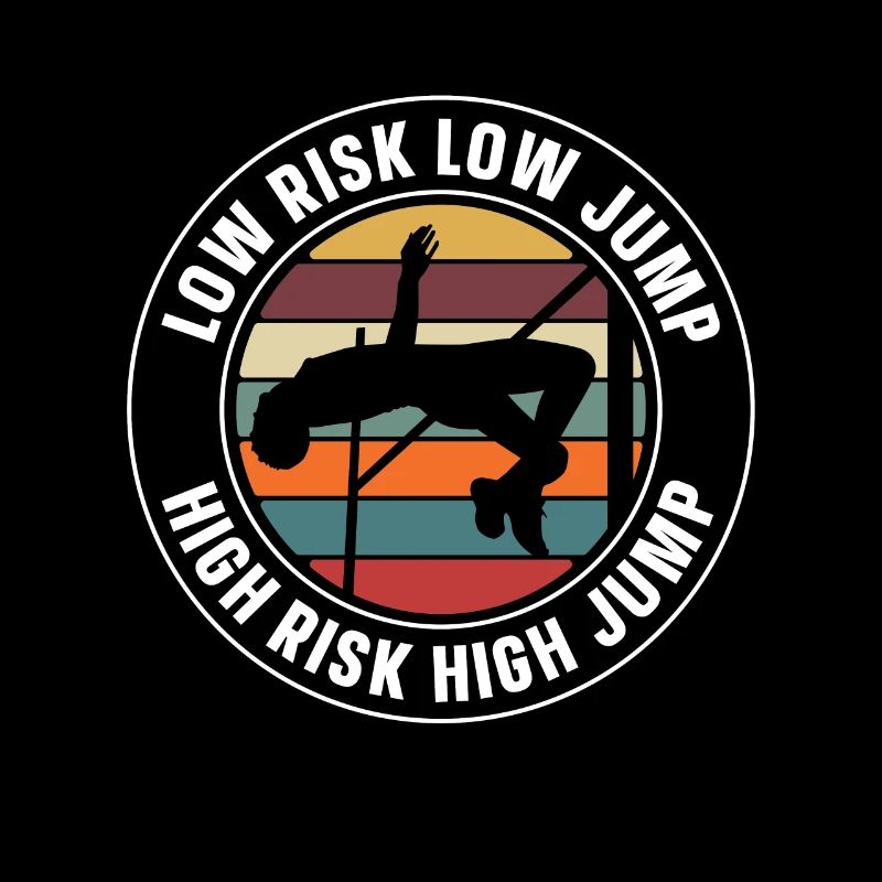High Jump Low Risk Low Jump High Retro Pole Vault