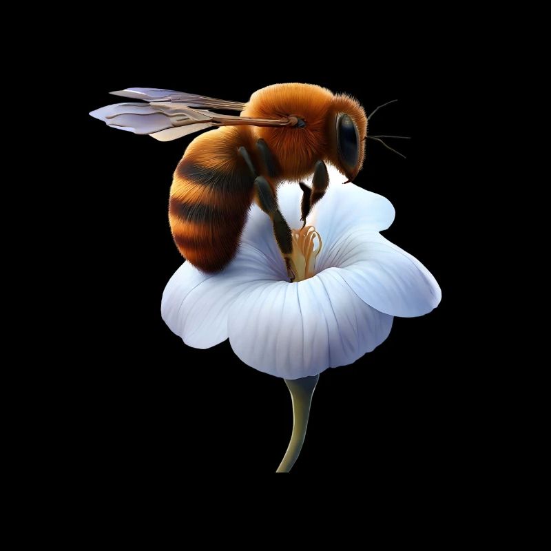 Bee on flower