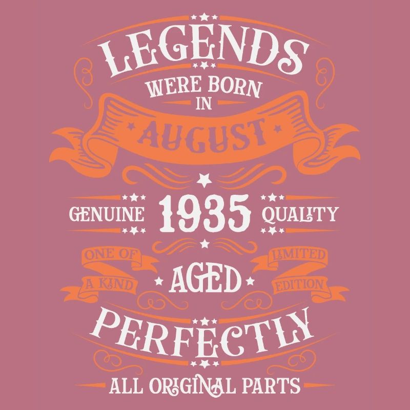 August 1935 Geburtstag Mann