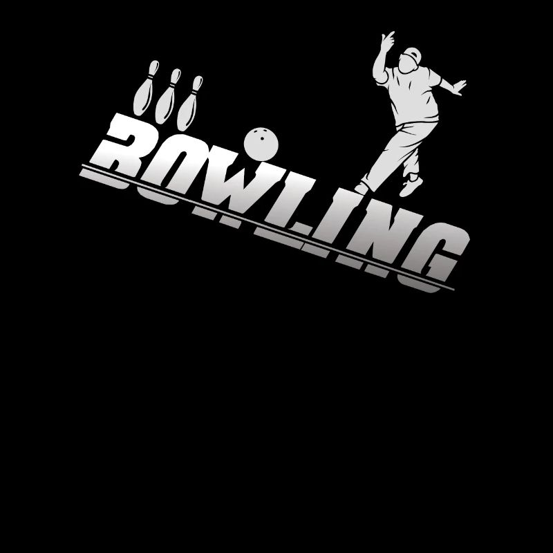 Bowling accessories with bowling motif