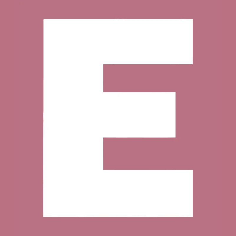 Buchstabe E Großbuchstaben Alphabet Monogramm Initiale