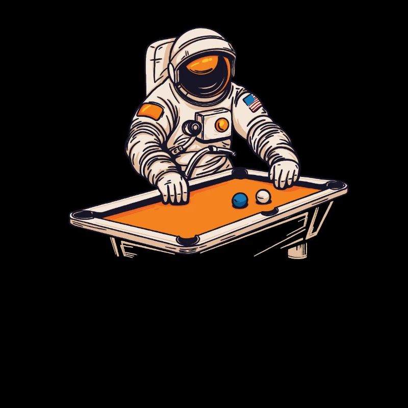 Astronaute de billard