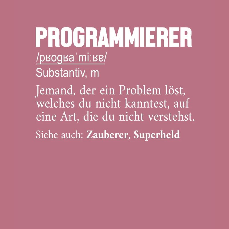 Programmierer Definition Developer Coder