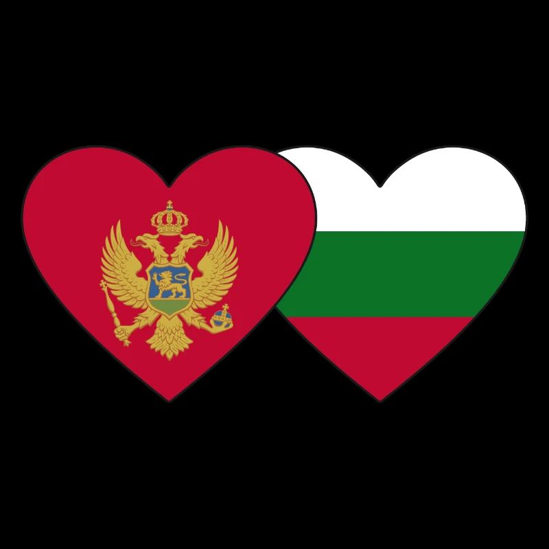 Monténégro Drapeau de la Bulgarie