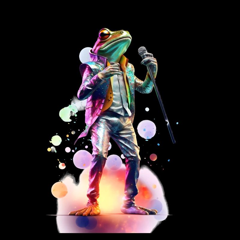 Singing Frog Schlager, par NeonCat