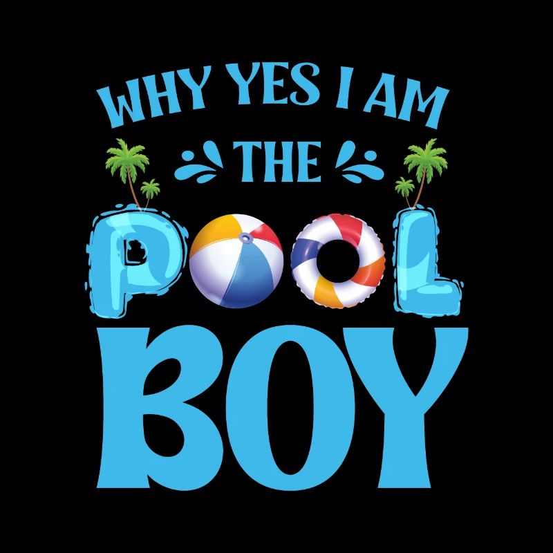 Warum ja, ich bin der Poolboy.