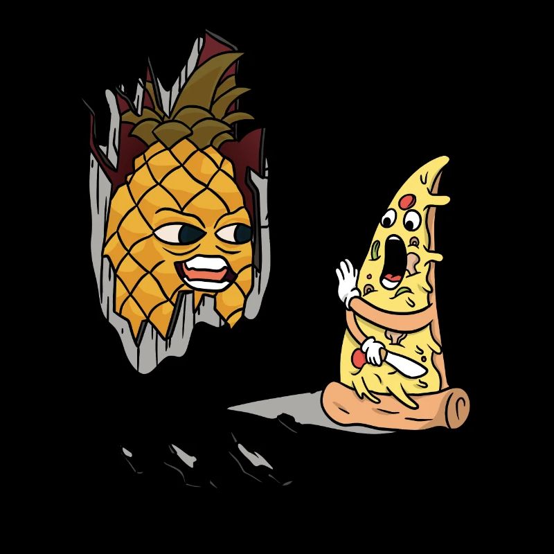 Hier ist die Ananas
