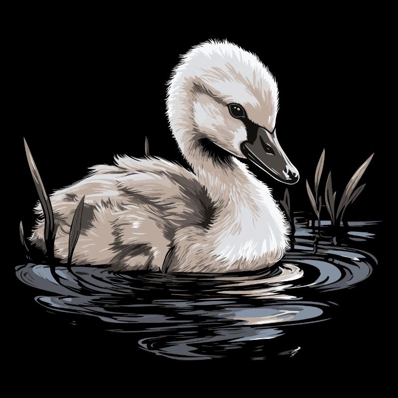 Bébé cygne Oiseau Poussin