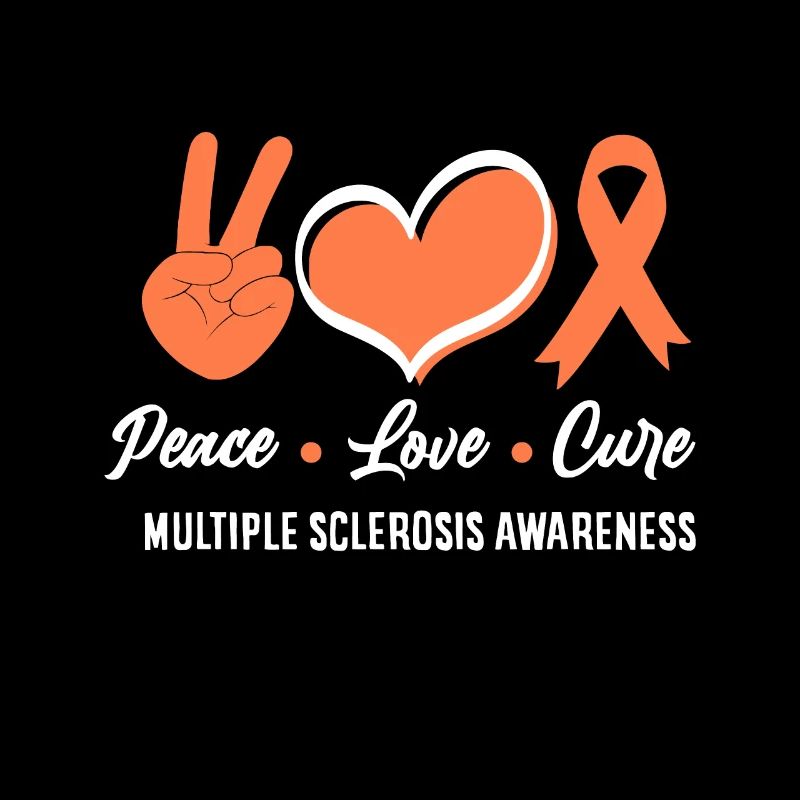MS Warrior Peace Love Cure Multiple Sclerosis