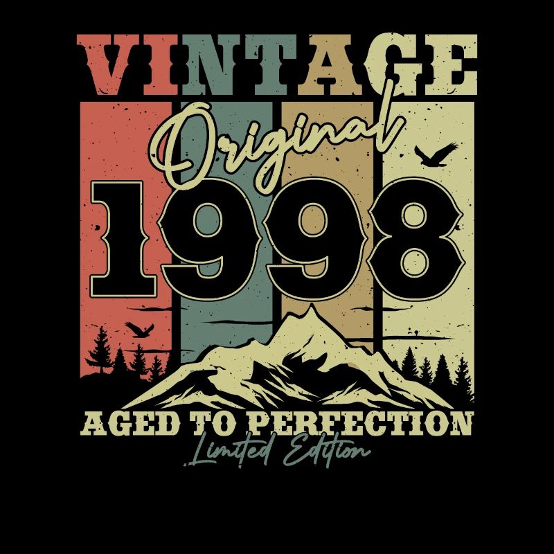Vintage 1998 Geburtstagsgeschenk