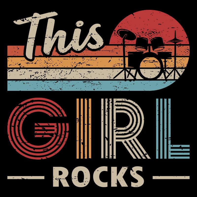 Deze Girl Rocks Drummer