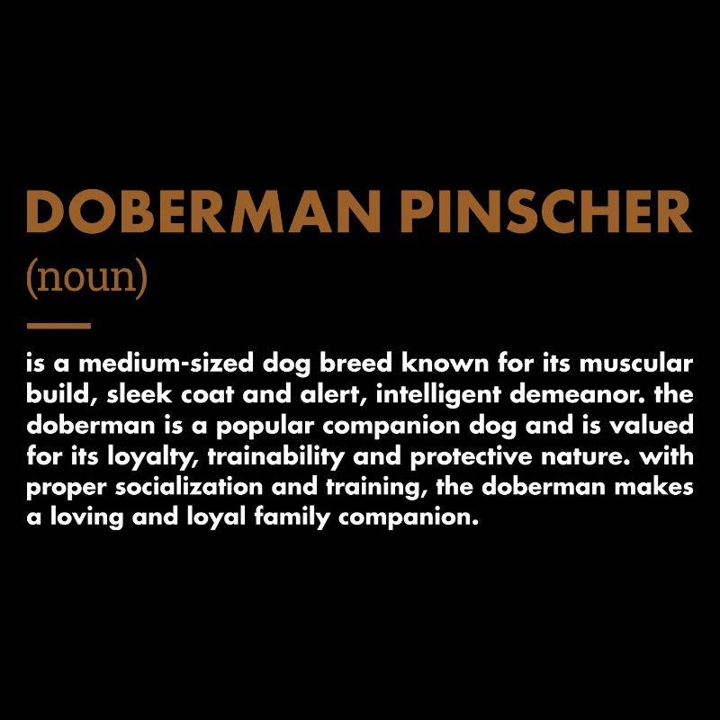 Doberman Pinscher Définition