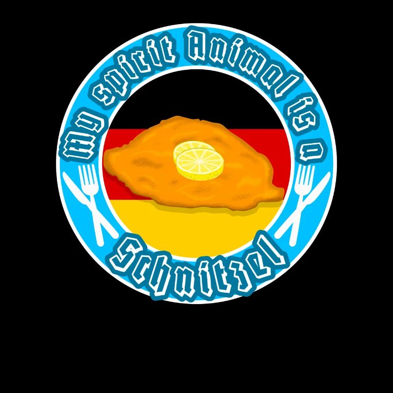 Mein Seelentier ist ein Schnitzel lustiger Spruch