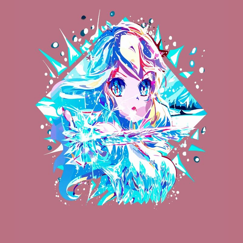 Anime Schneekönigin Eisprinzessin