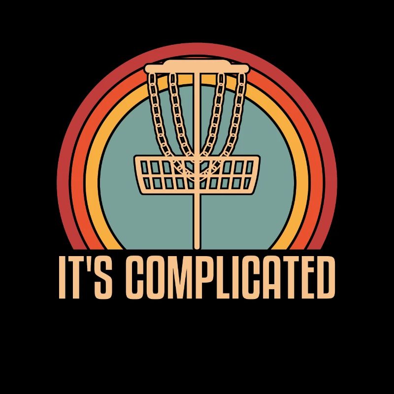 Disc Golf It's Complicated Loves Disc Golf Basket
