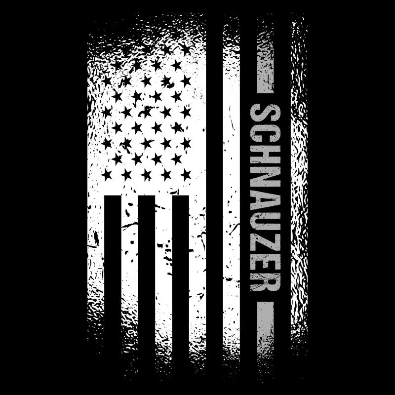 Schnauzer Us Flag