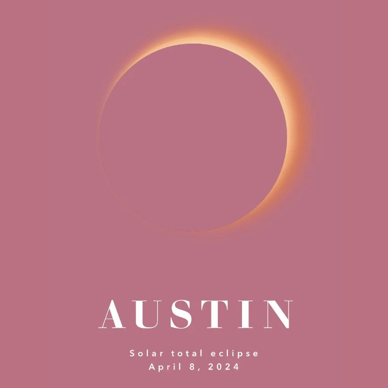 AUSTIN TOTAL SOLAR ECLIPSE 2024