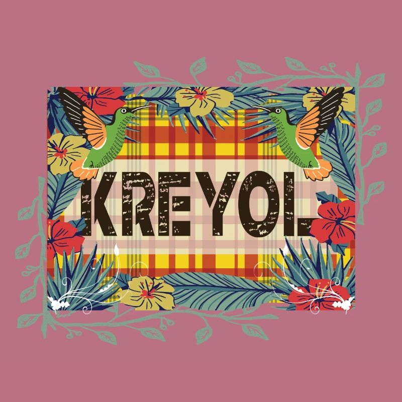 Schöne Geschenkidee KREYOL ODER KREOLISCHE Madras