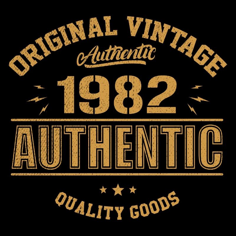 Authentic 1982 Cadeau D'anniversaire Original 1982