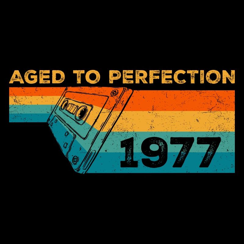 Jahrgang 1977 - Retro 1977 Geburtstagsgeschenk